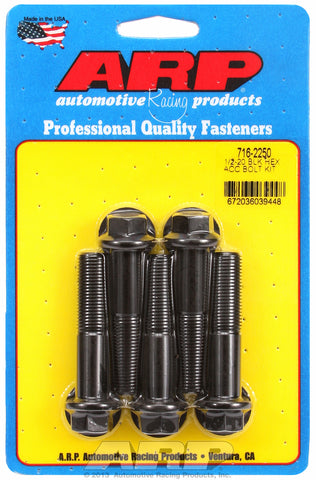 1/2-20 x 2.250 hex black oxide bolts