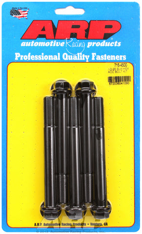 1/2-20 x 4.500 hex black oxide bolts