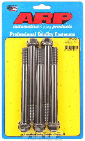 1/2-20 x 5.250 hex black oxide bolts