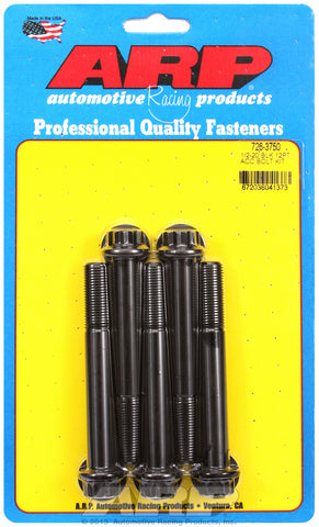 1/2-20 x 3.750 12pt black oxide bolts