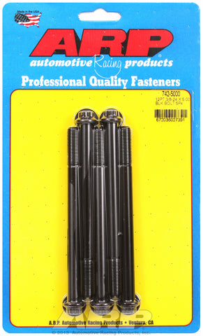 3/8-24 x 5.000 12pt black oxide bolts