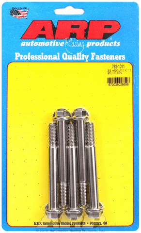 M10 x 1.50 x 90  hex SS bolts