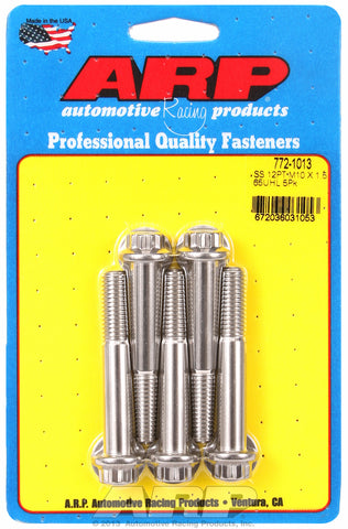 M10 x 1.50 x 65  12pt SS bolts