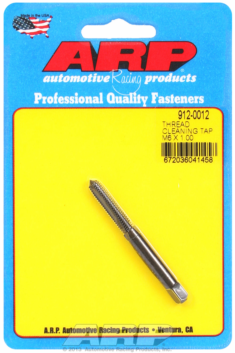 M6 X 1.00 thread cleaning tap